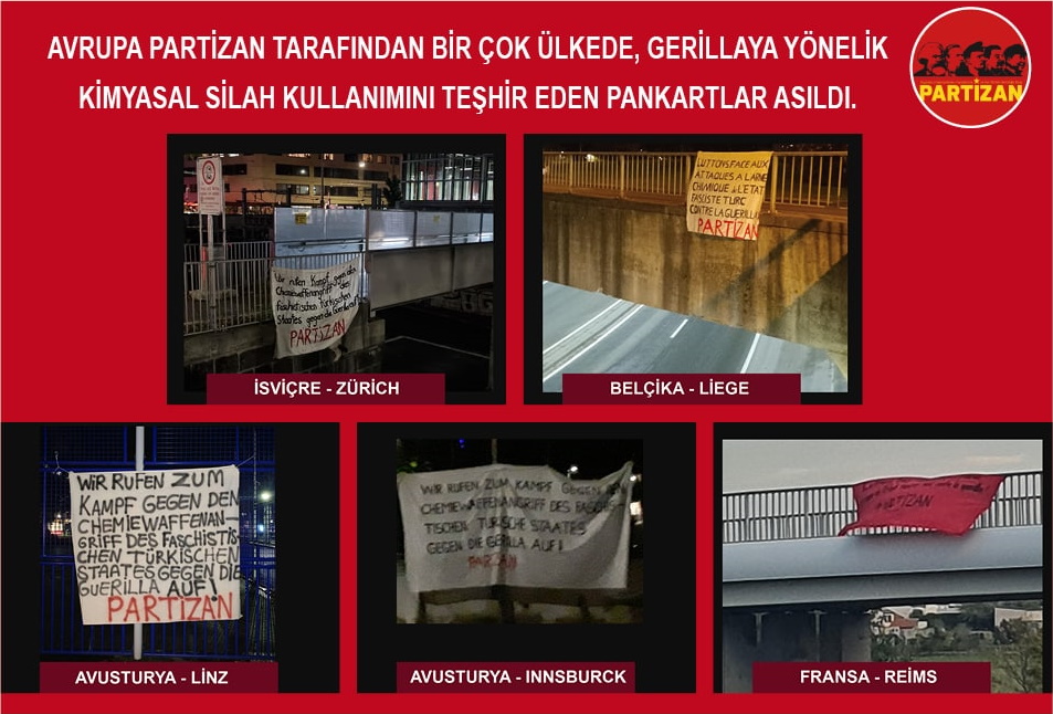Partizan campaign against the use of chemical weapons by the Turkish army