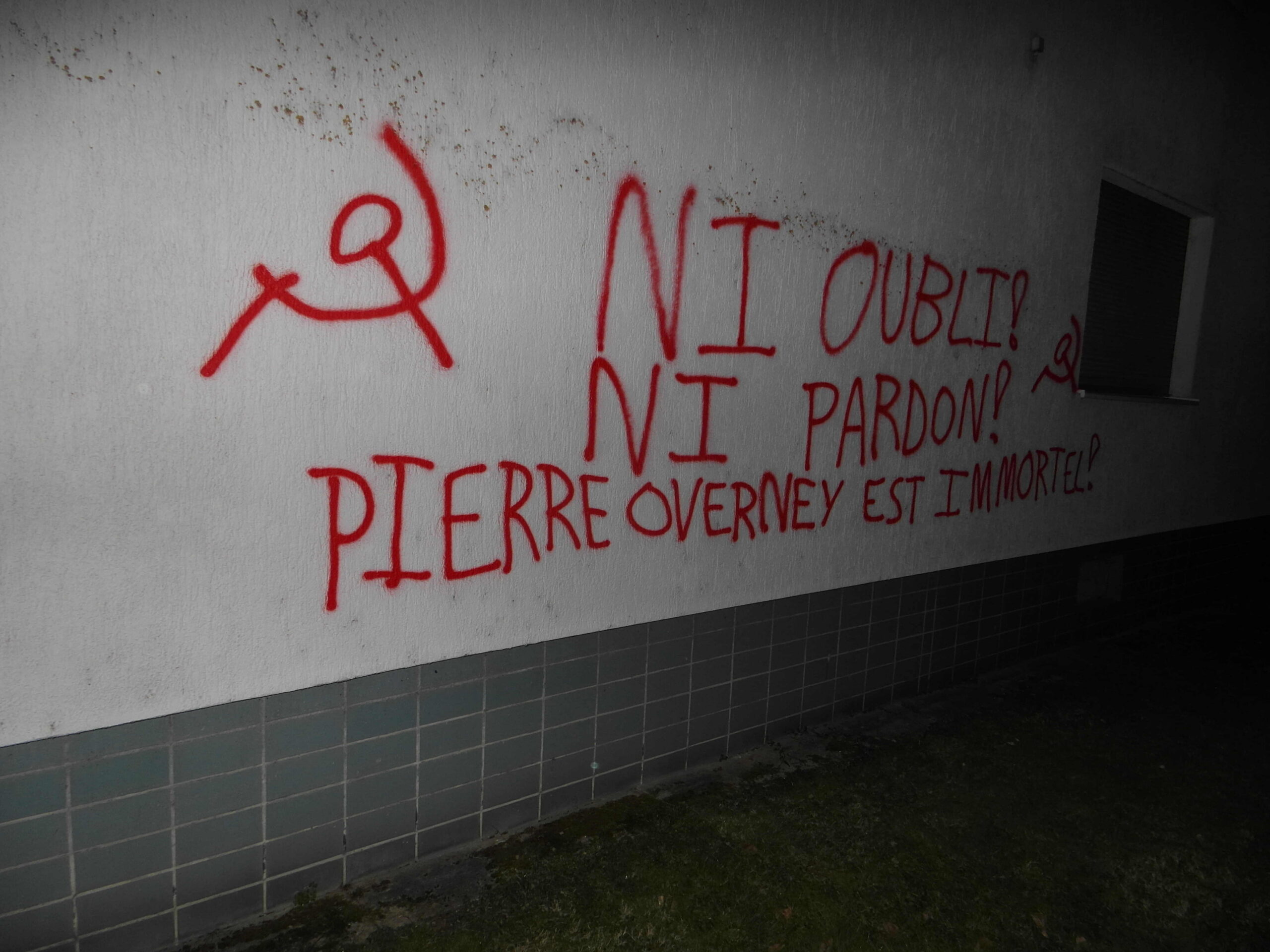 Malung im Gedenken an Pierre Overney