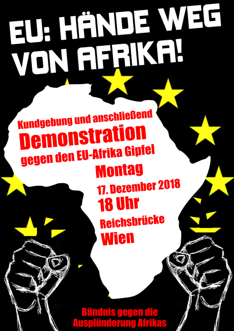 Activities against EU-Africa Summit in Austria