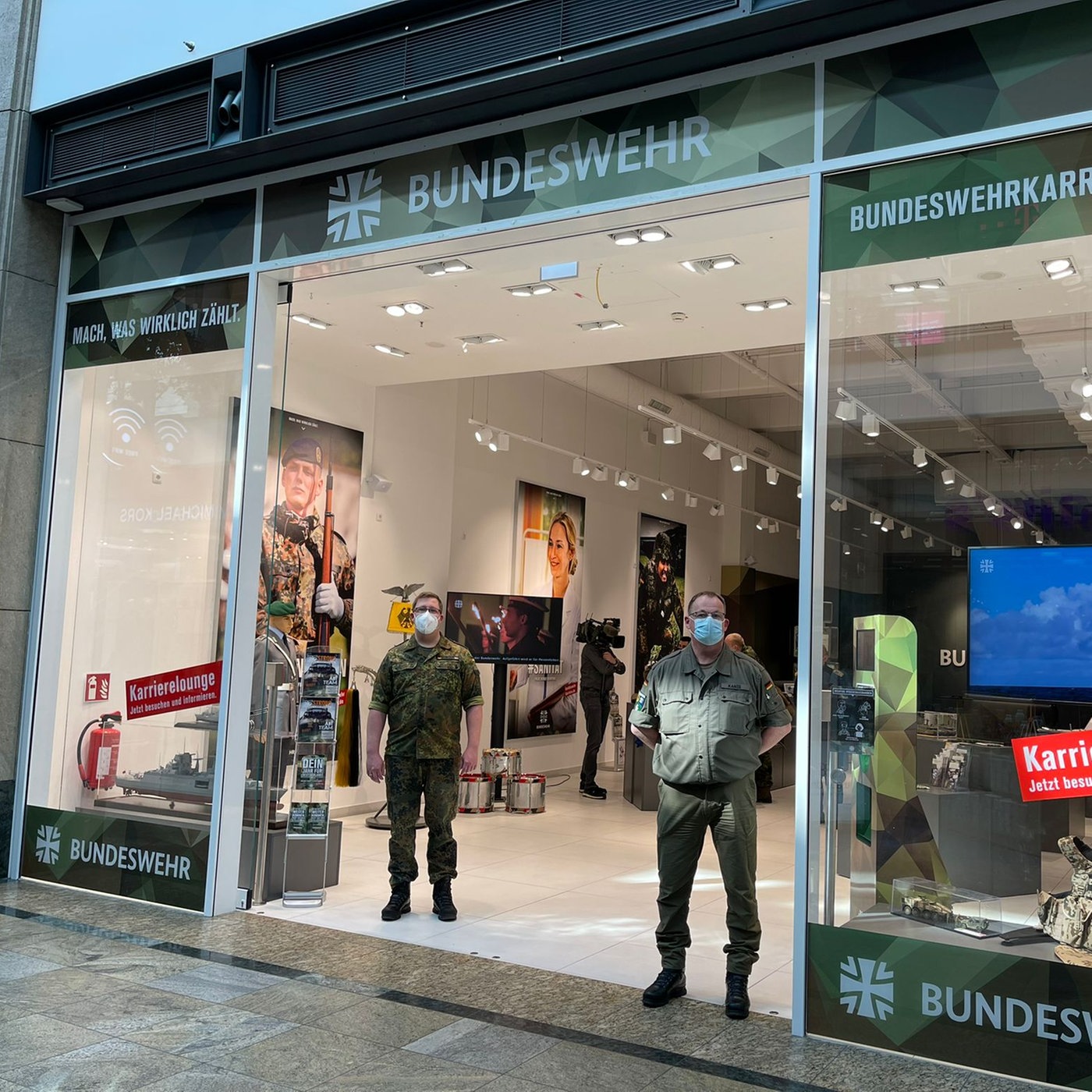 NRW: Bundeswehr pop-up store in Oberhausen