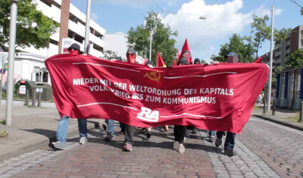 Unangemeldete Demonstration gegen das Treffen der G20 in Hamburg