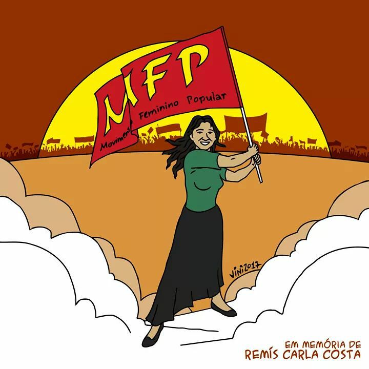 Genossin Remís: hier im Kampf!