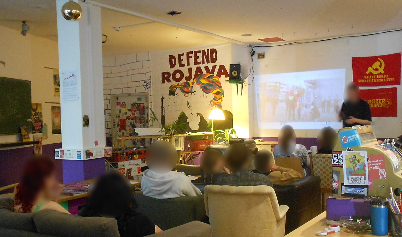 Veranstaltung des Roten Bundes in Hamburg