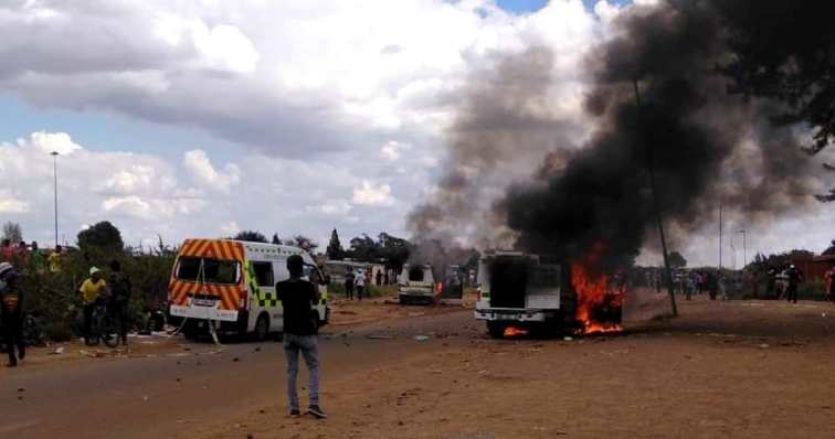 SOUTH AFRICA: Unrest over the Lock Down