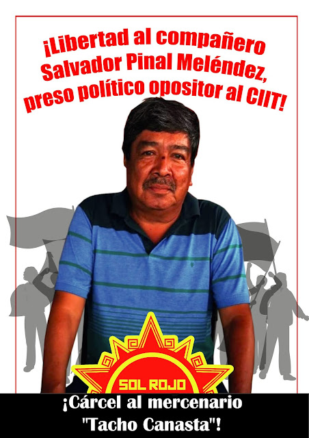 SOL ROJO: Brief aus dem Gefängnis: Salvador Pinal Meléndez