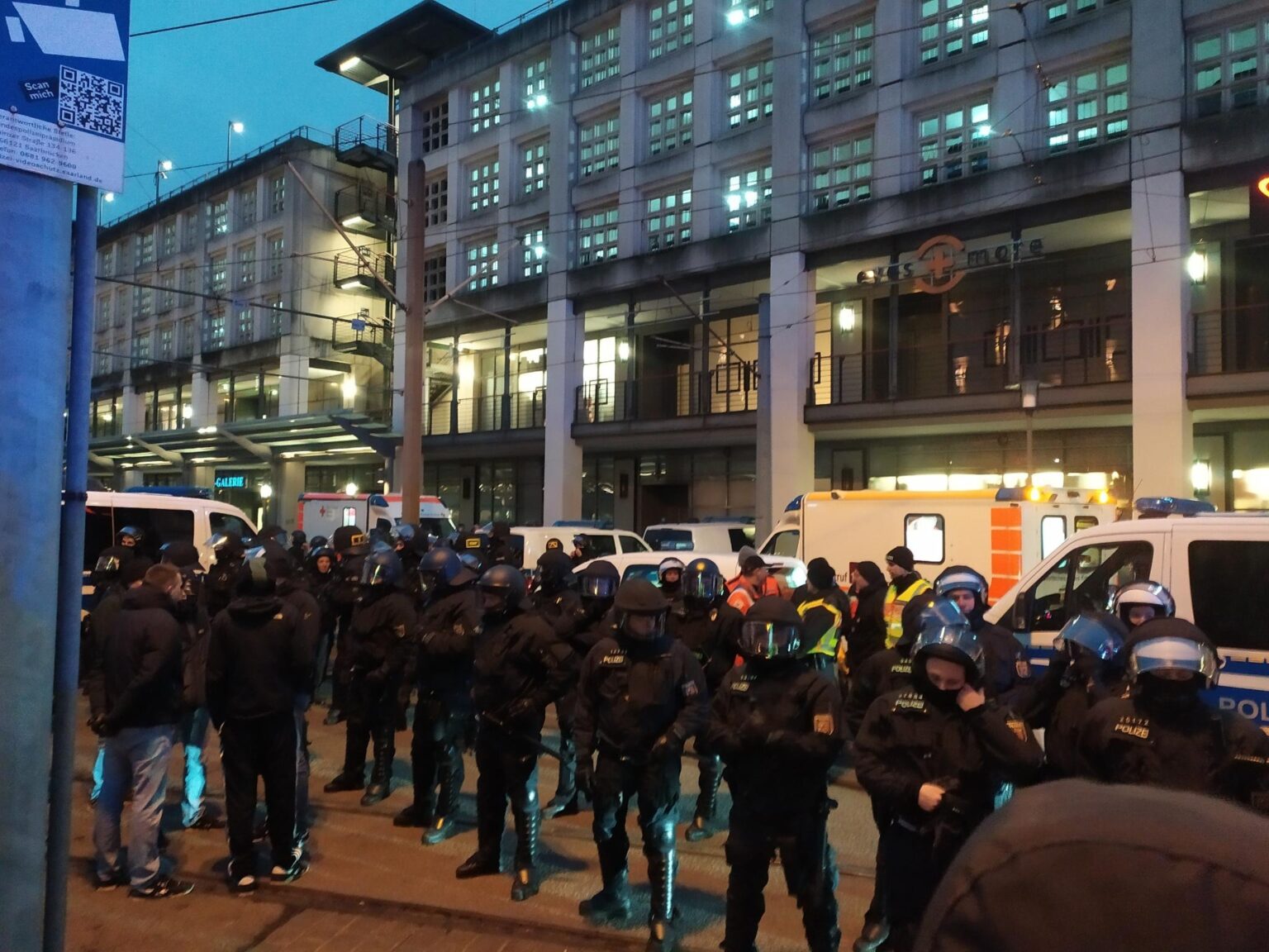 Repression und Widerstand bei Fußbalfans in Saarbrücken