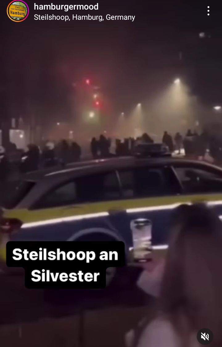 Hamburg: Kämpfe gegen die Polizei im Arbeiterviertel Steilshoop zum Jahreswechsel