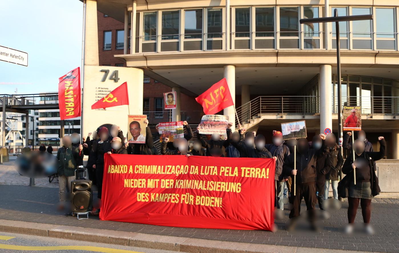 Hamburg: Manifestation in solidarity with the revolutionary peasant’s movement in Brazil [with video]