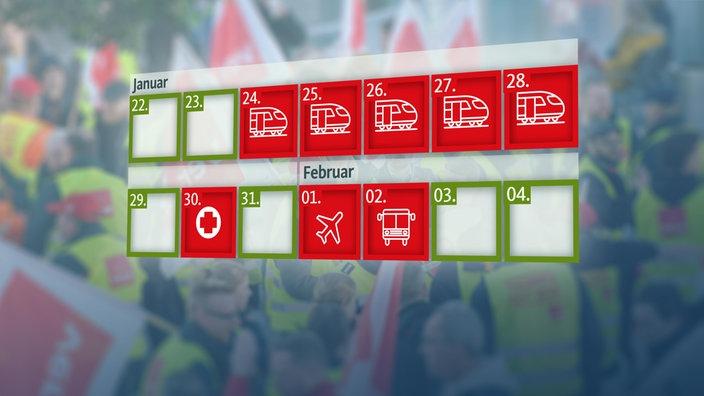 NRW: Warnstreiks im öffentlichen Nahverkehr