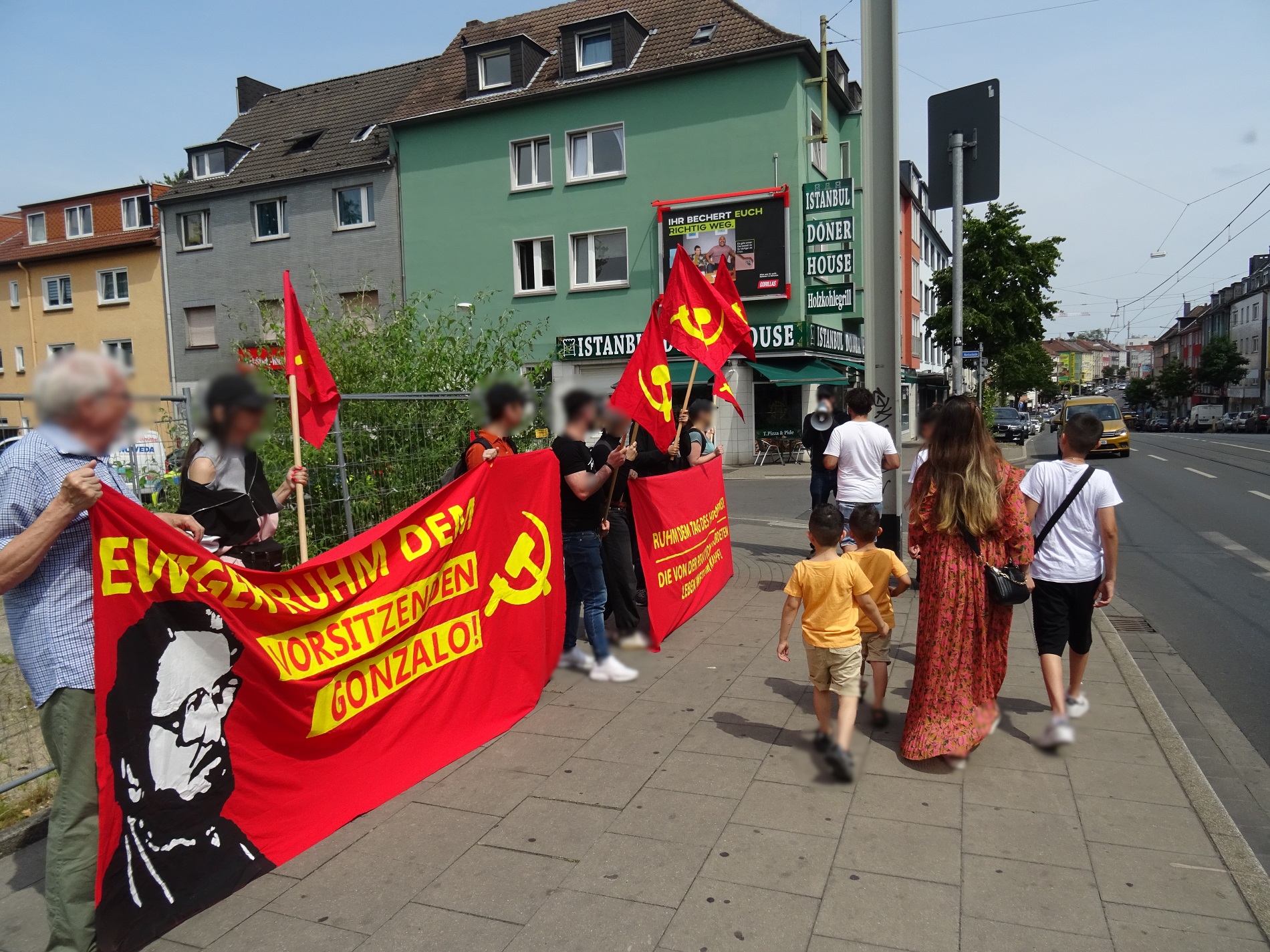 Manifastion on the occassion of day of heroism