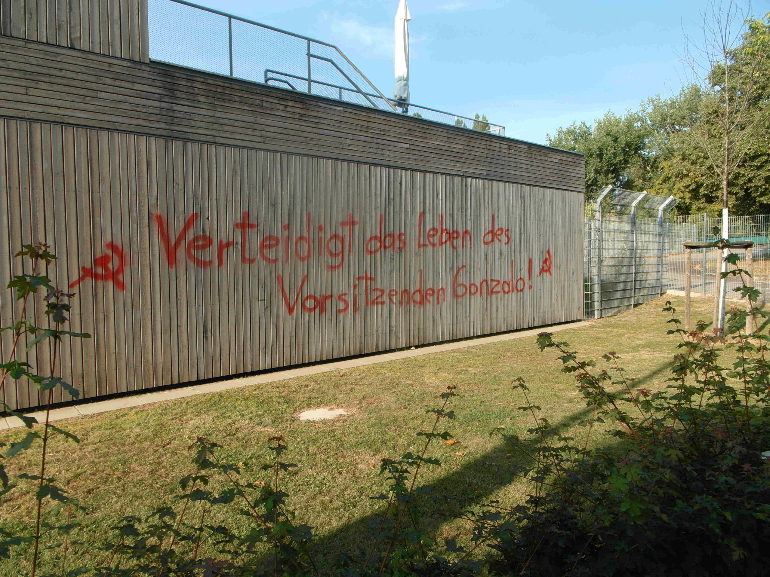 Aktionen für den Vorsitzenden Gonzalo in Freiburg