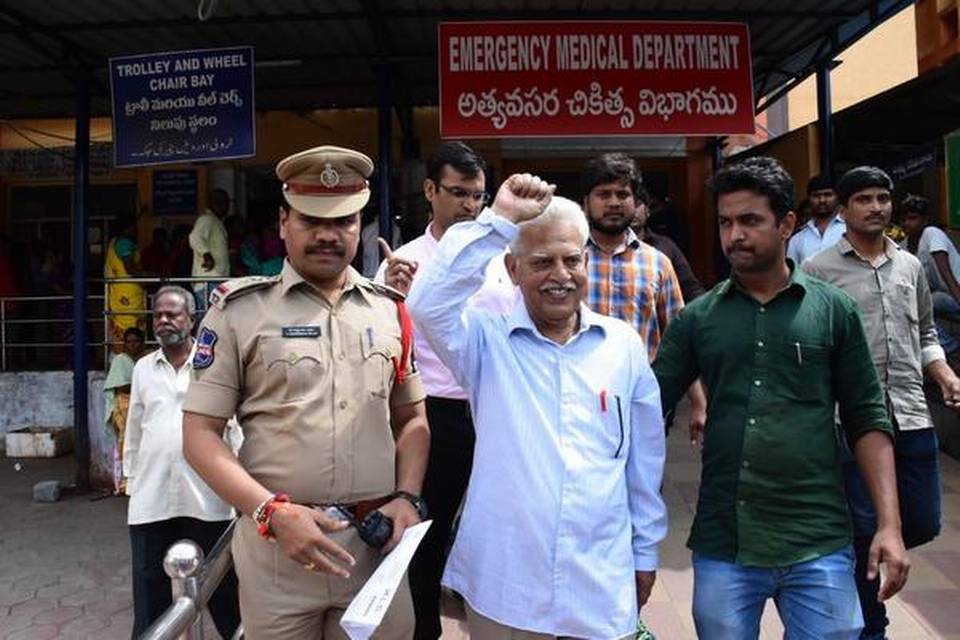 Varavara Rao and other interlectuals arrested under henious charges