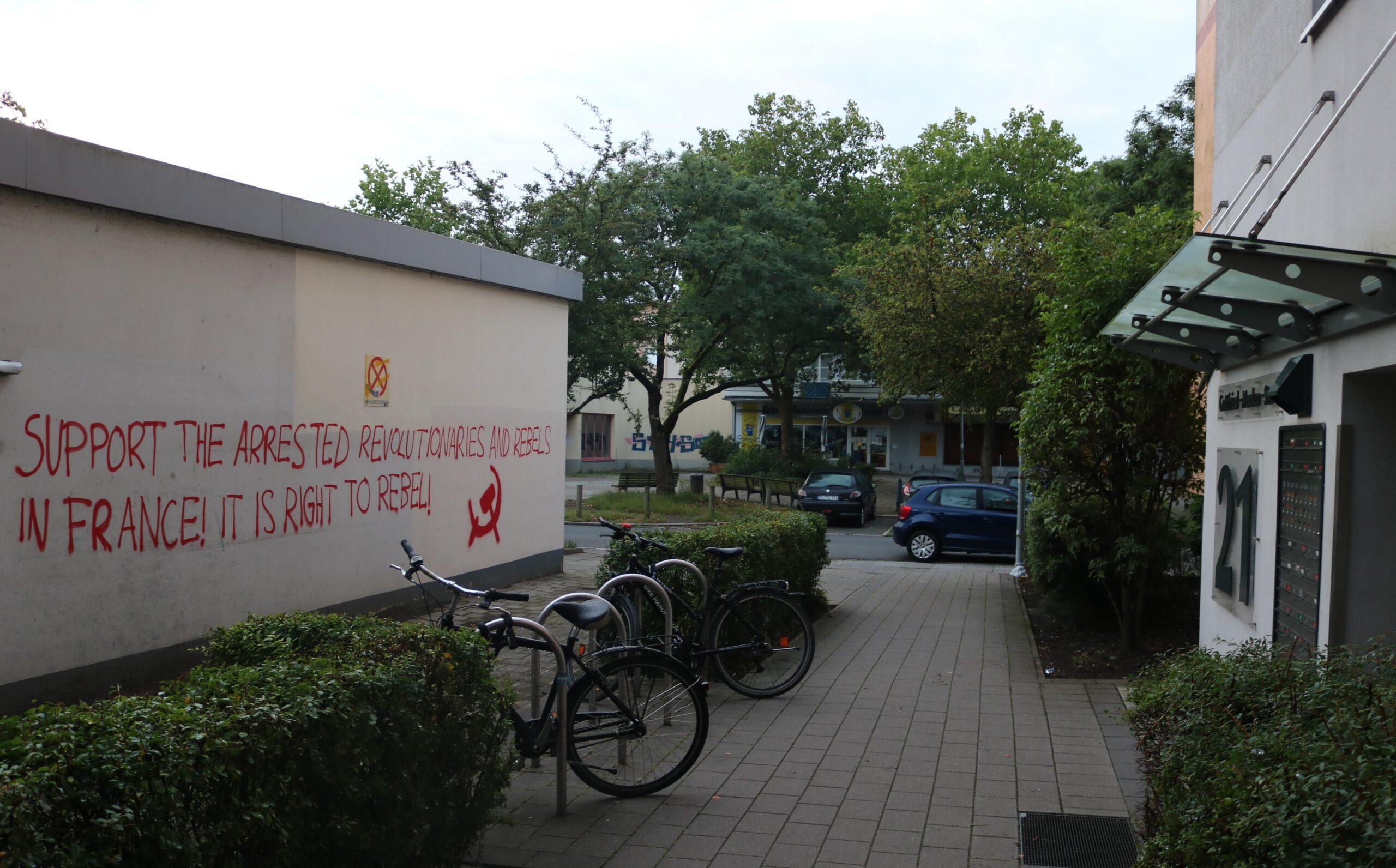 Bremen: “Support the arrested revolutionaries and rebels in France!”