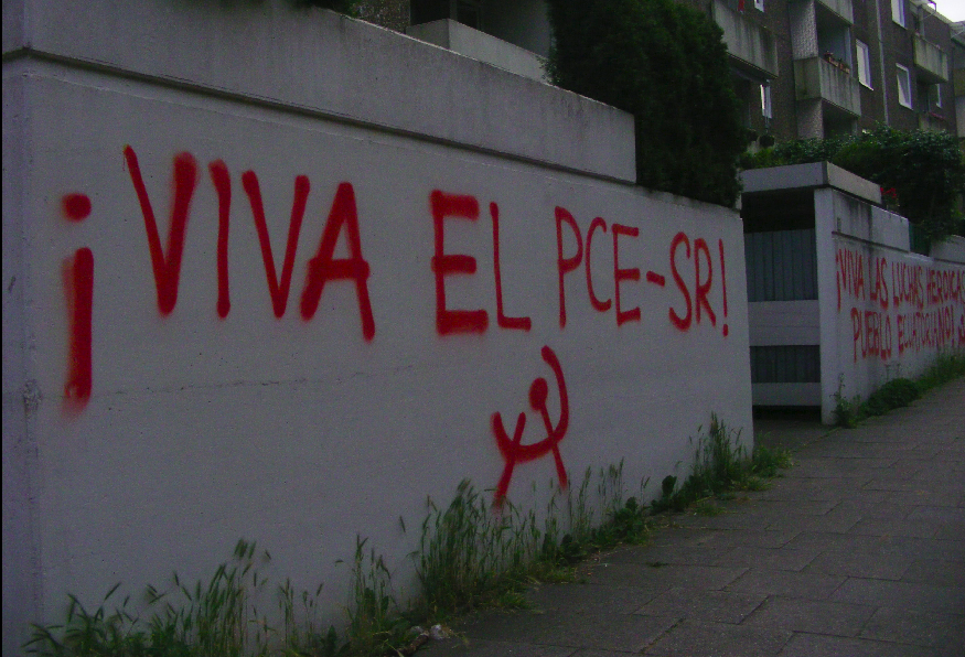 Hamburg: Malungen in Solidarität mit dem Volksaufstand in Ecuador