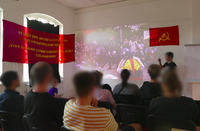 Bremen: Lecture on the heroic uprising of the Colombian people