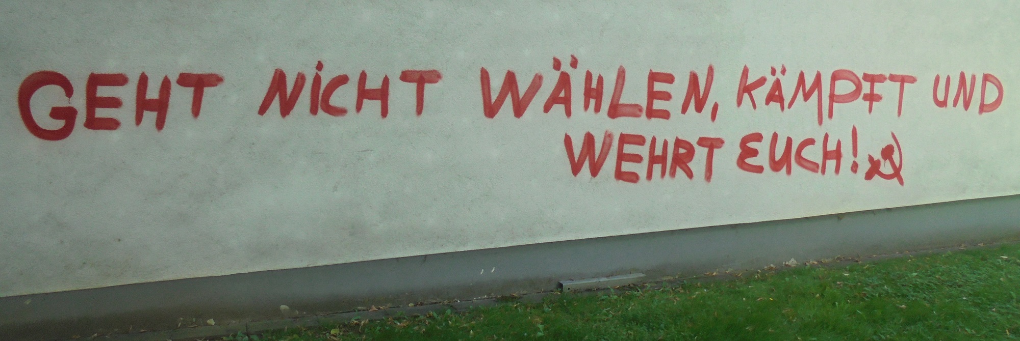 Aufruf zum Wahlboykott aus NRW