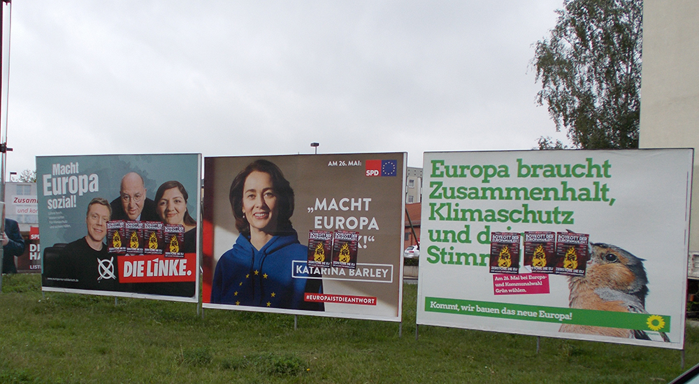 Weimar: Aktionen zum Wahlboykott