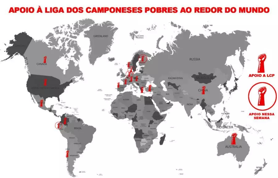 Brasilien: Internationale Solidaritätsaktionen mit der LCP finden in Ecuador, Deutschland, Dänemark und Finnland statt