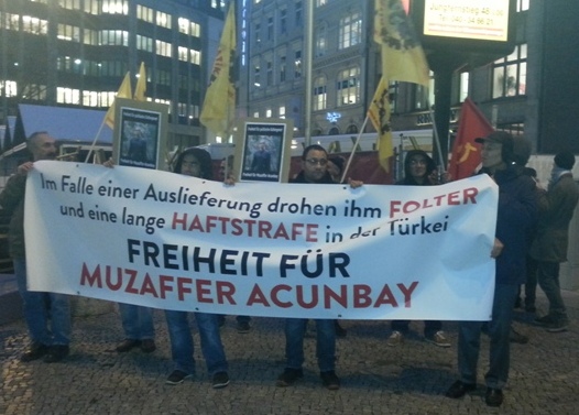 Europa | Kundgebungen zur Freilassung des Genossen Mustaffer Azambay