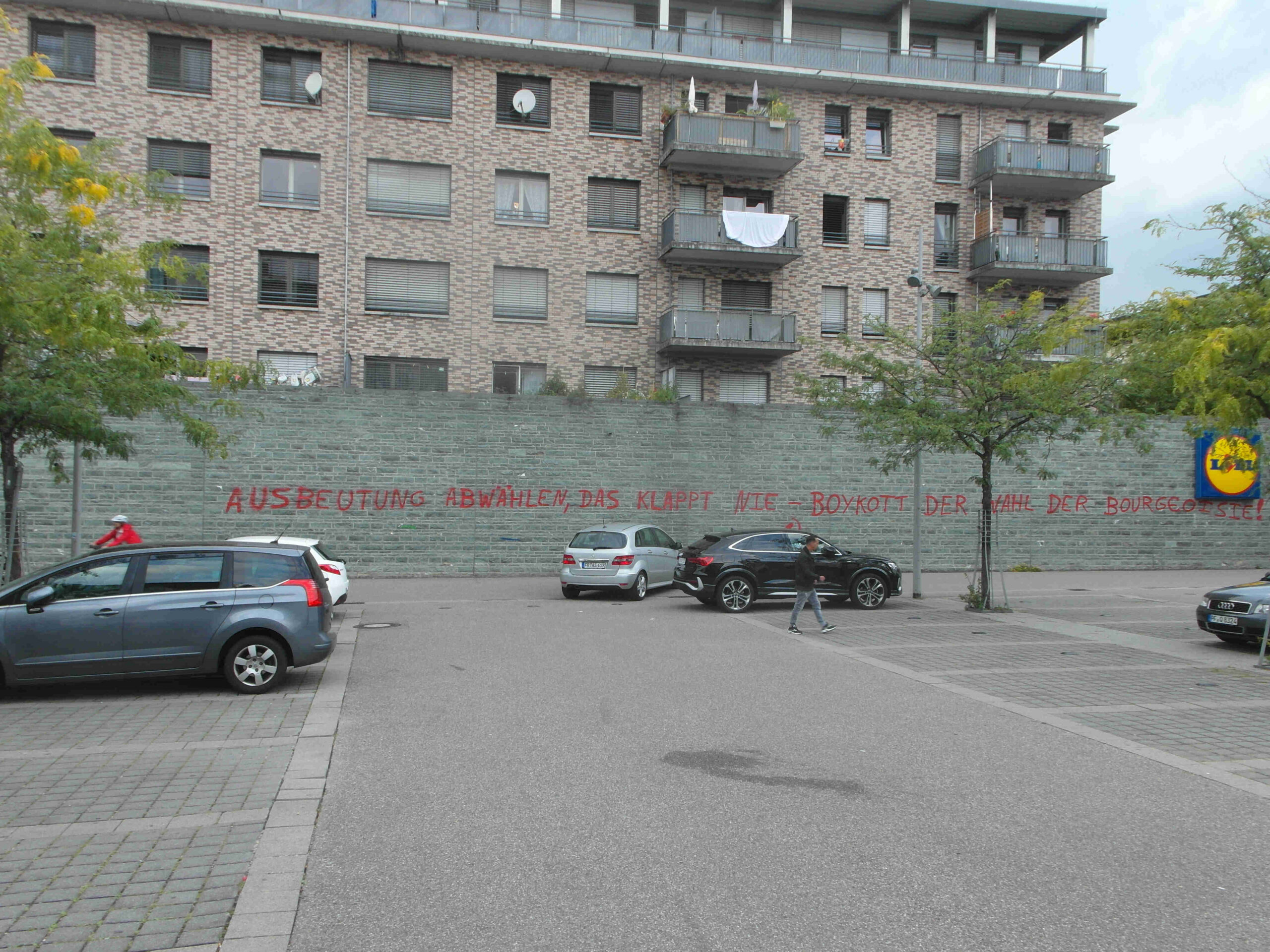 Flugblatt zum Wahlboykott in Baden-Württemberg