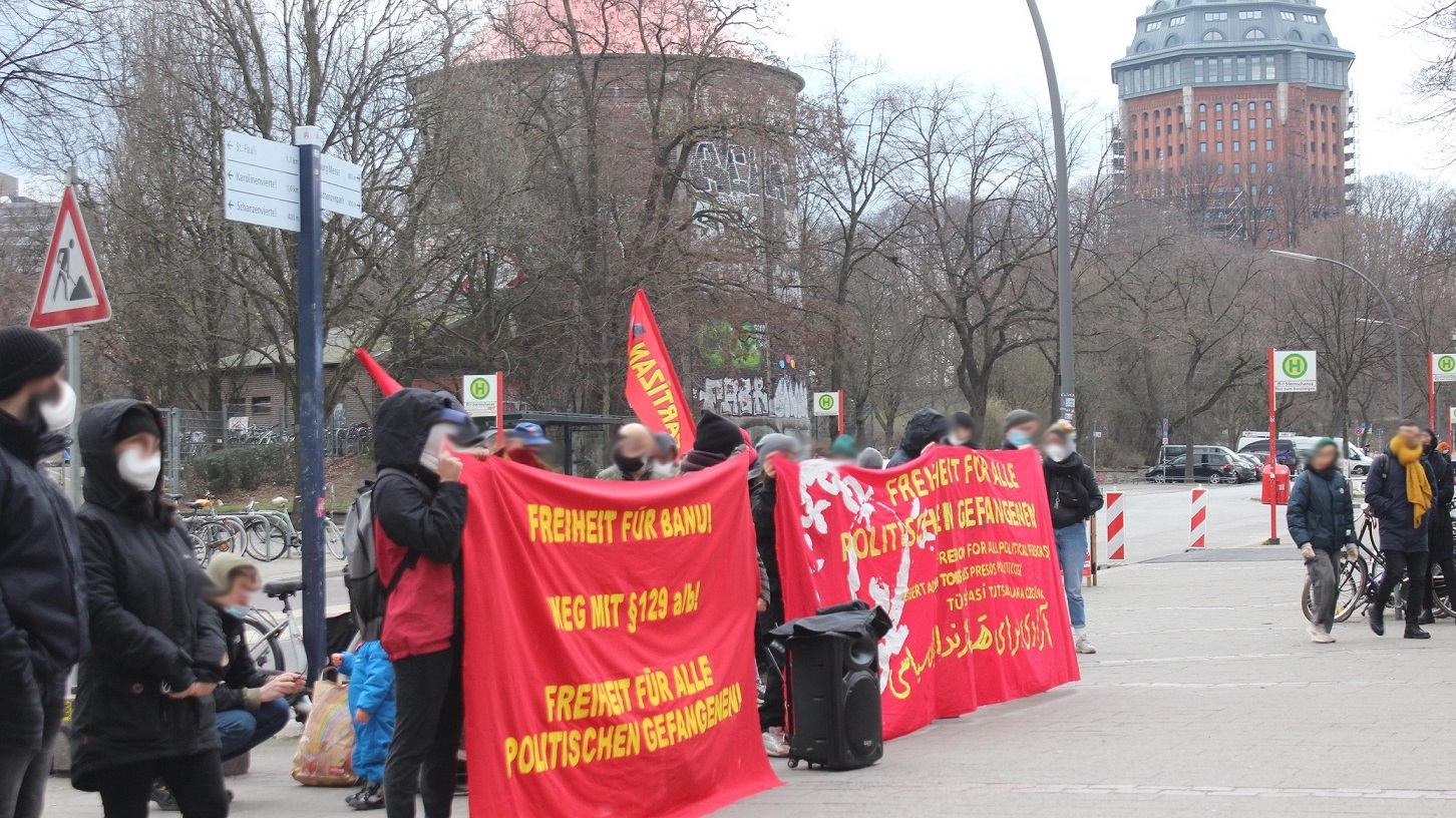 Kundgebung zum 18. März in Hamburg: