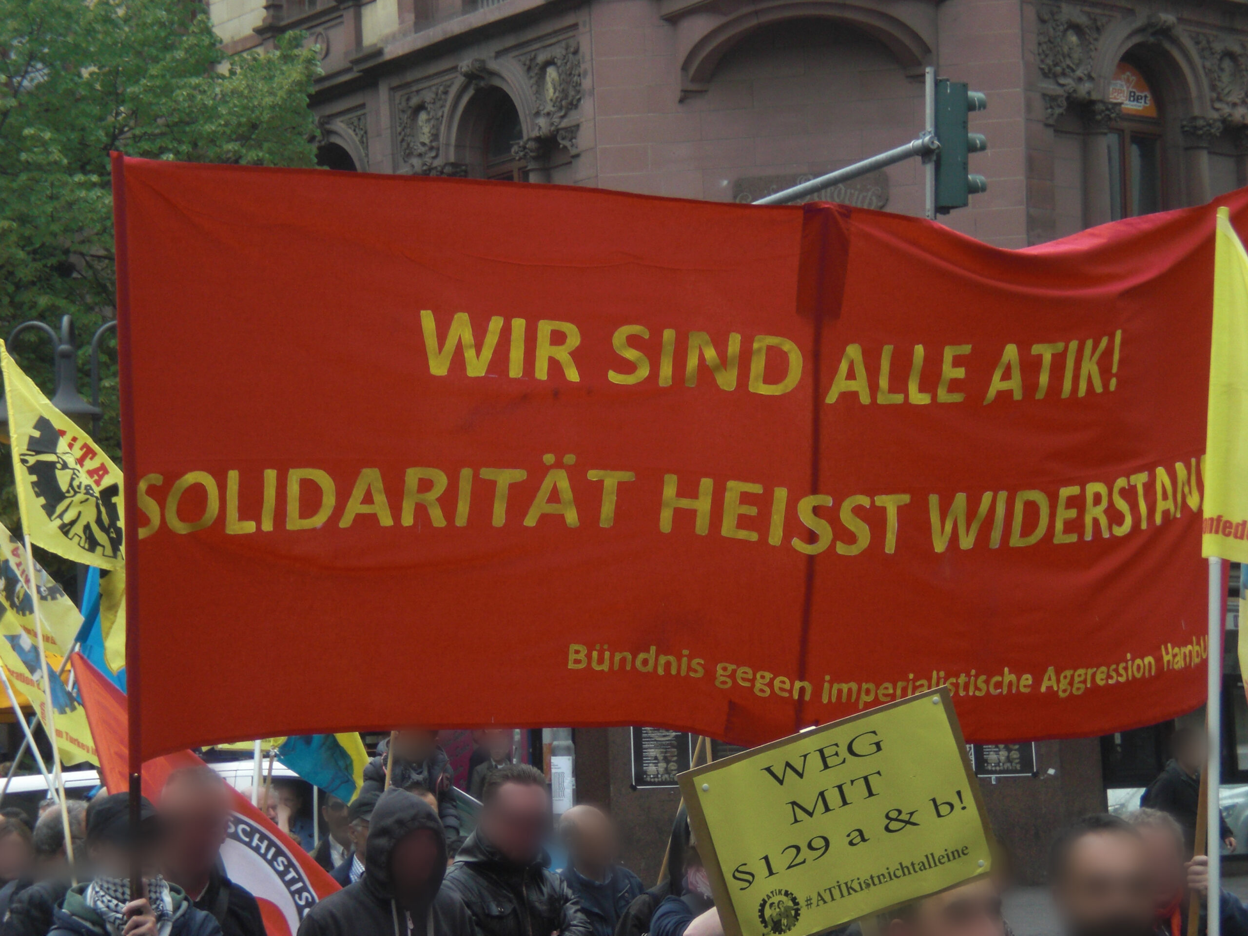 Deutschland | Frankfurt am Main | Großdemonstration wegen ATIK-Festnahmen
