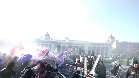 Österreich: Erste kämpferische Demonstrationen gegen Schwarz/Blau