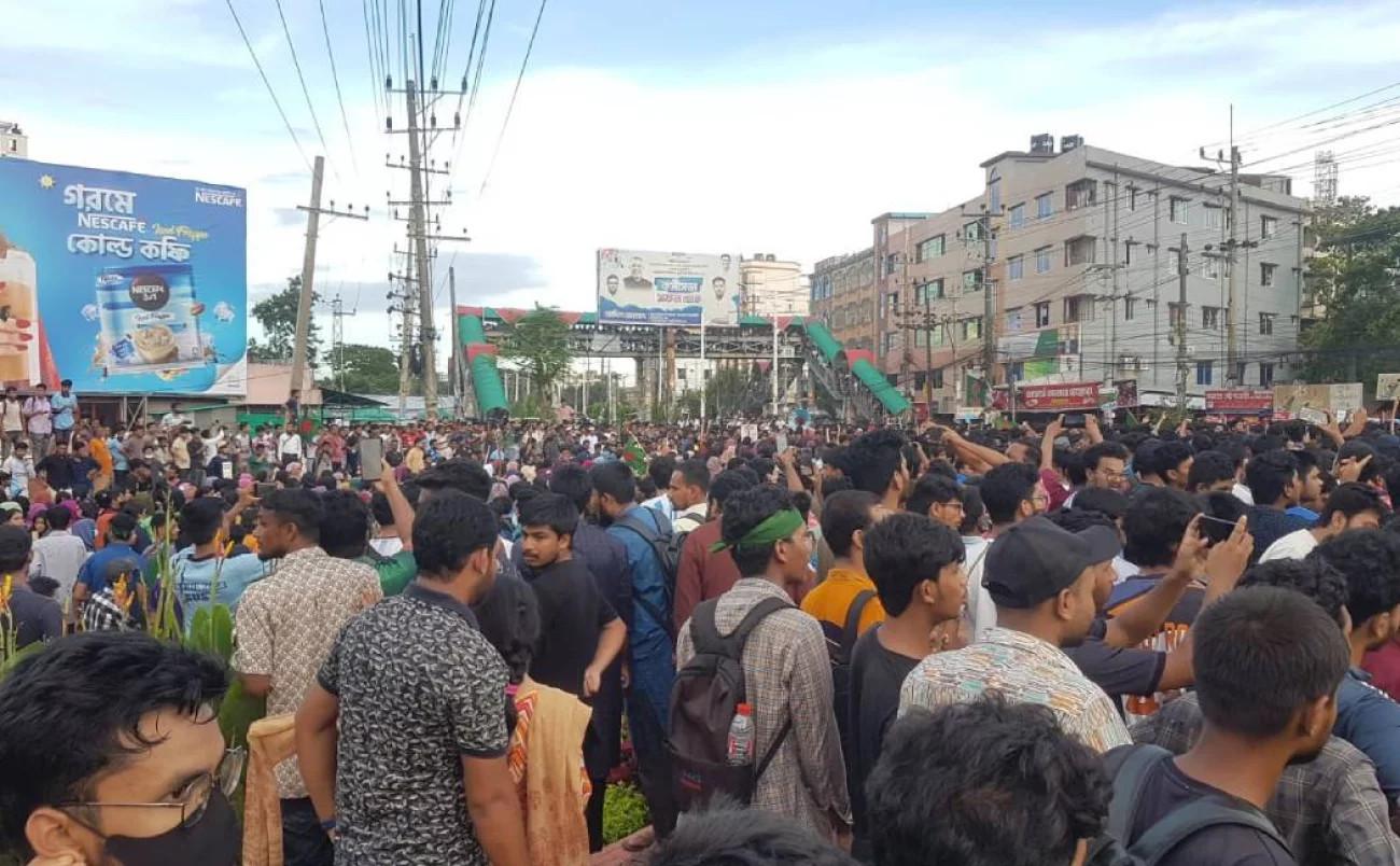 Aufstand in Bangladesch