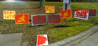 USA: Actions in the ongoing Election Boycott Campaign