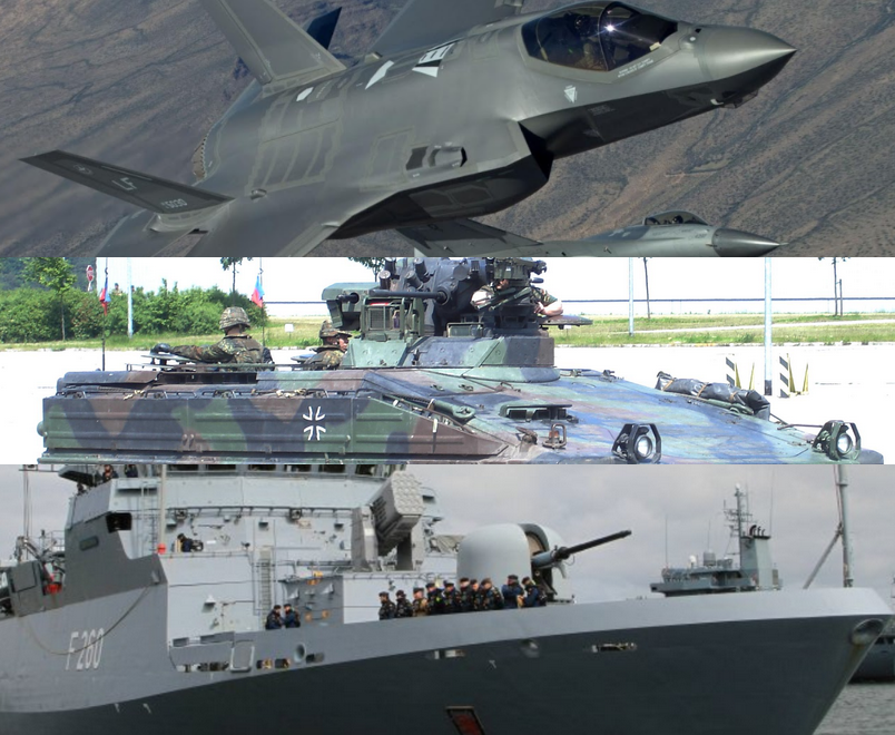 100 billion in special funds for the Bundeswehr, really just for defence?