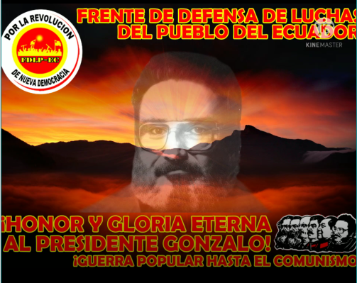 Video aus Ecuador: EHRE UND EWIGER RUHM FÜR VORSITZENDEN GONZALO!