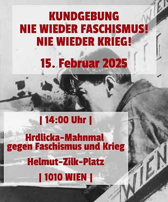 Wien, Österreich: 15. Februar – Kundgebung anlässlich der Februarkämpfe 1934