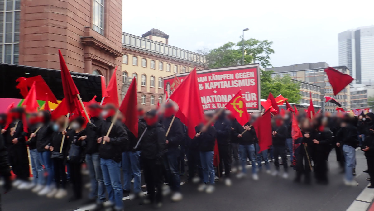 Erste Eindrücke zum 1. Mai in Frankfurt am Main