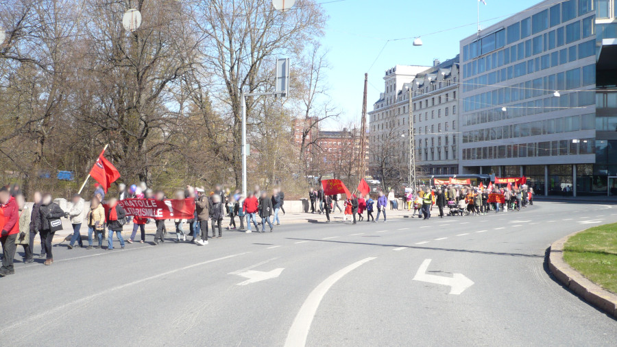 Bericht der finnischen Genossen über den 1.Mai in Helsinki