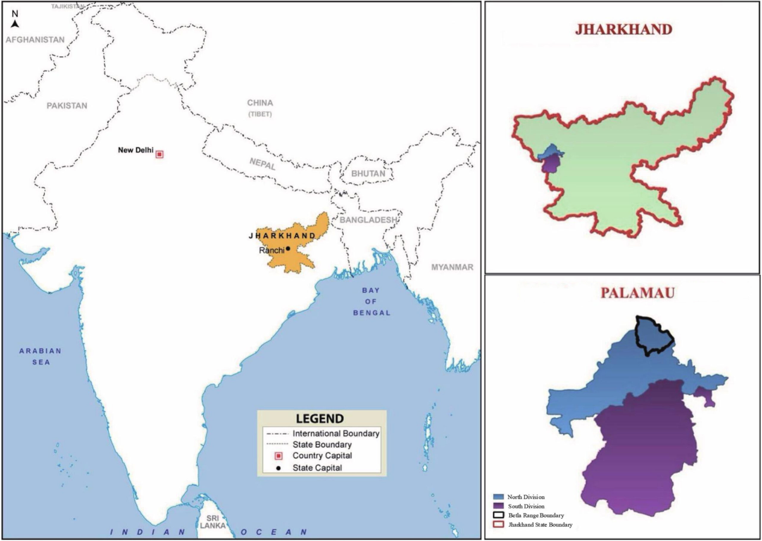 Jharkhand, Indien: Verluste der Reaktion bei einem Gefecht in den Wäldern des Palamau-Nationalpark