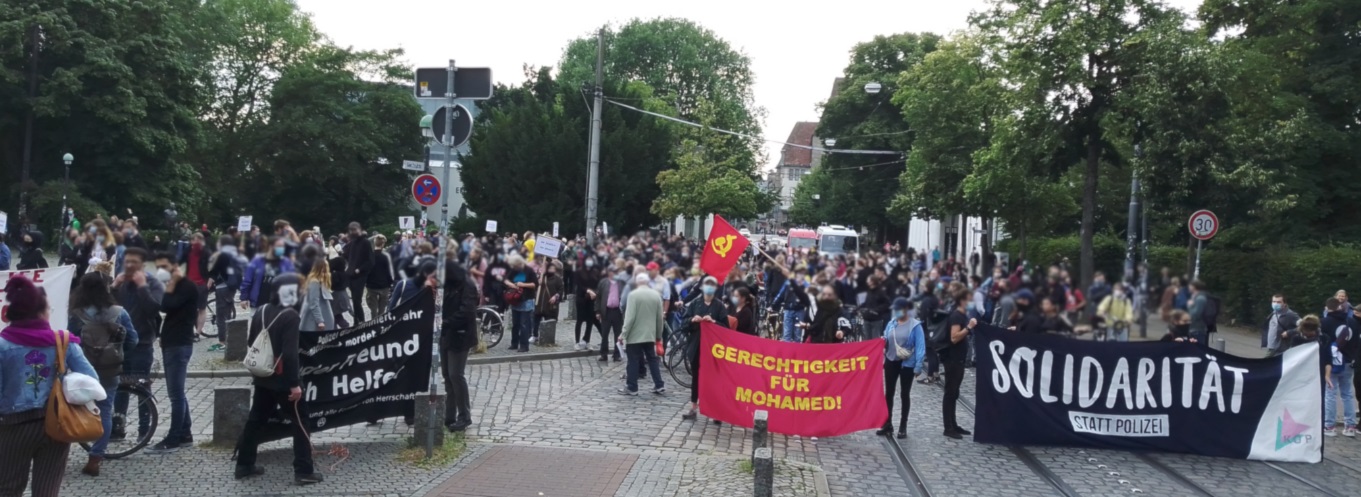 Demonstration in Bremen: Justice for Mohamed