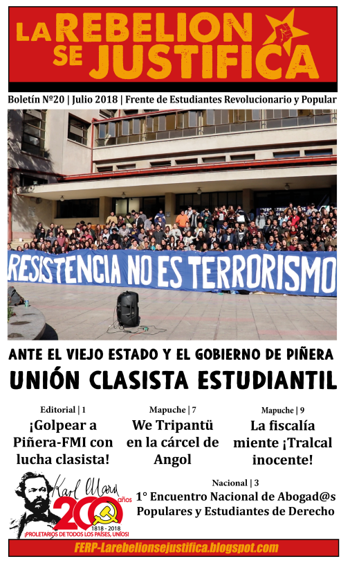 La Rebelión se Justifica #20 Editorial – Hit Piñera-IMF with class struggle!
