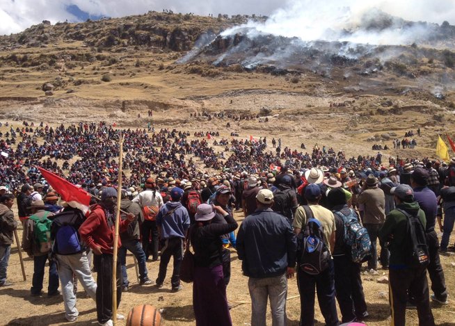 Peru | Challhuahuacho | Widerstand gegen Minenprojekt