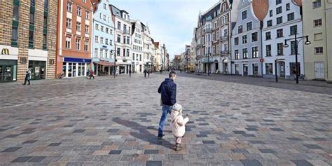 Leere Einkaufspassagen