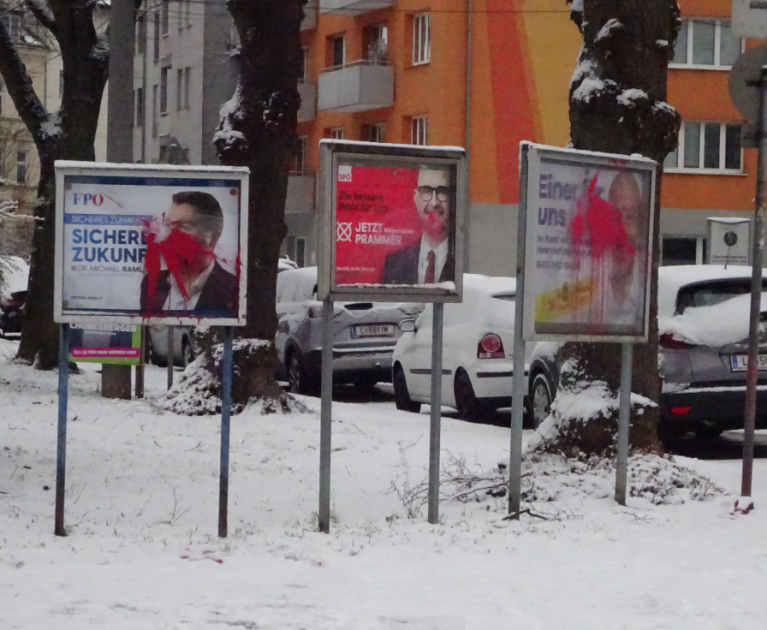 Wahlboykott-Aktionen in Österreich