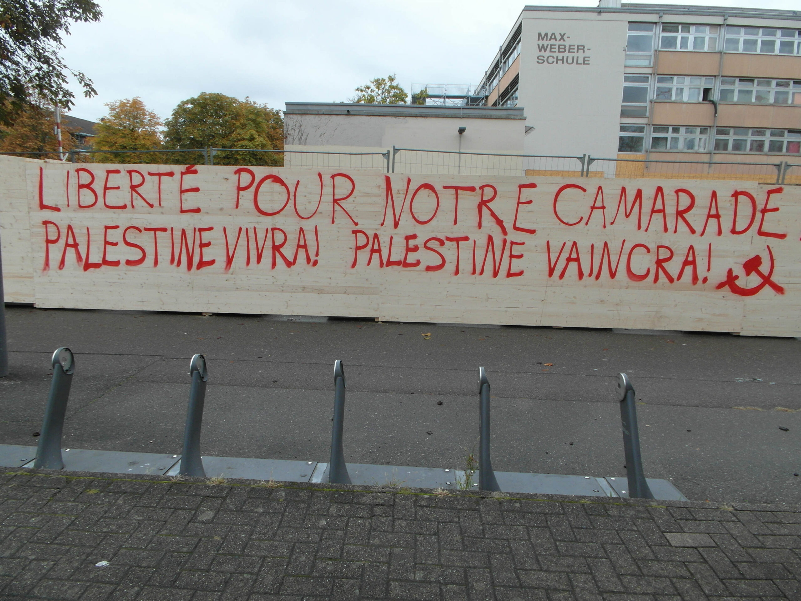 Freiburg: Liberté pour notre camarade à Lyon!