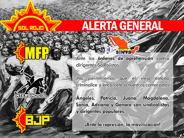 Mobilmachung angesichts von drohenden Verhaftungen in Mexiko