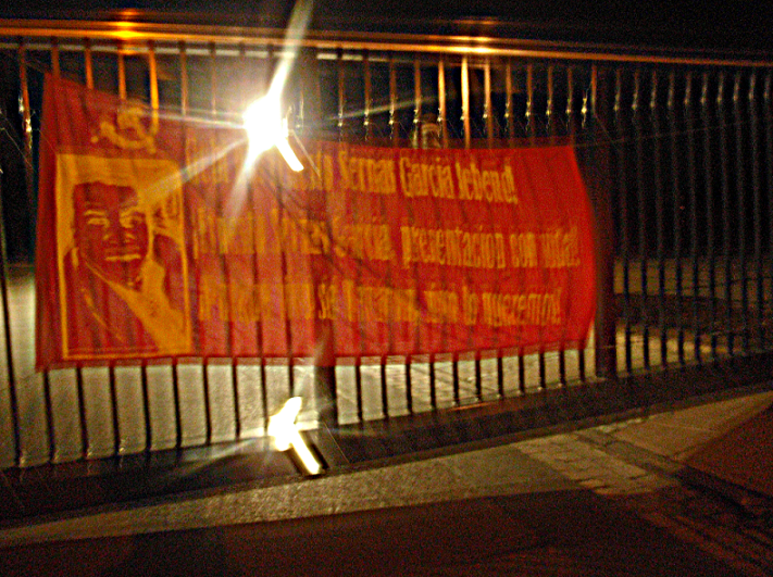 Aktion vor dem mexikanischen Honorarkonsulat