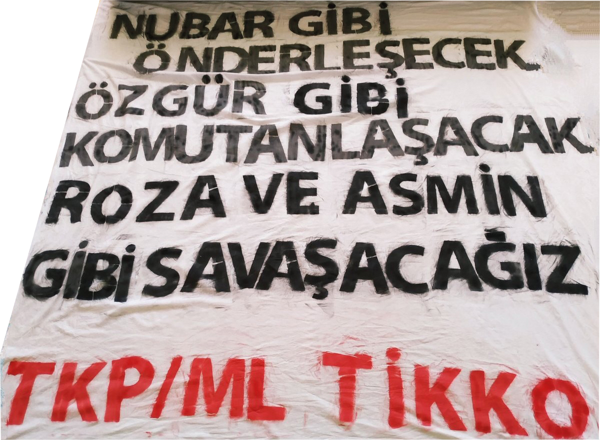 Banneraktion der TKP/ML in Istanbul