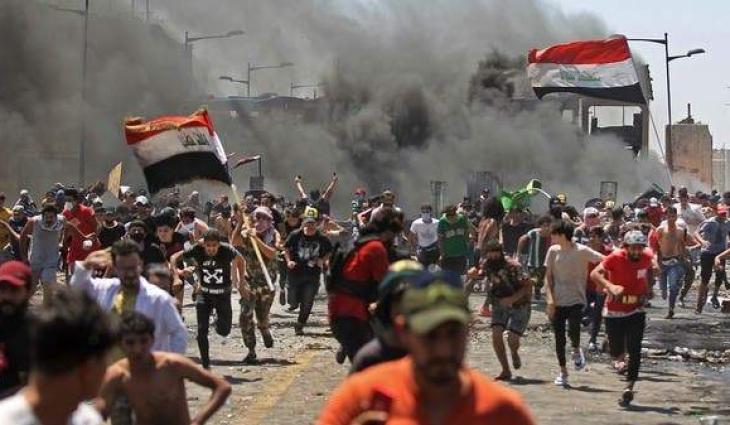 IRAK: Kämpferische Massenproteste in Bagdad