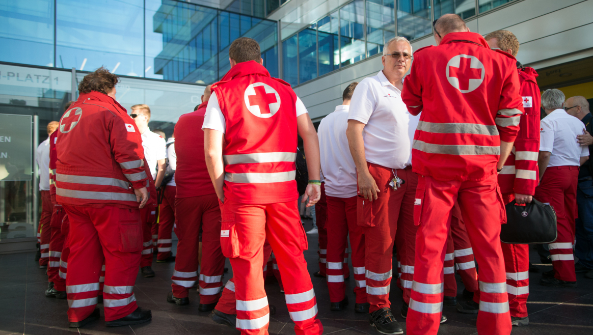 Proteste beim Roten Kreuz in Österreich