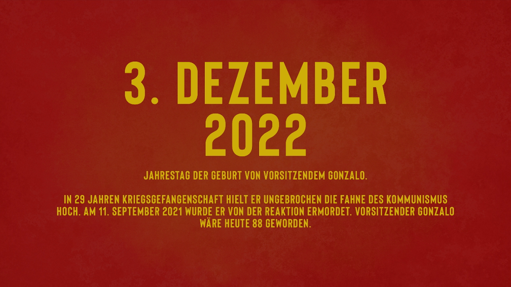 Video: December 3 – Anniversary of the birth of Chairman Gonzalo