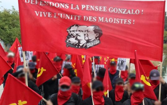 Demonstration der Maoisten am 24. September 2022 in Paris