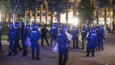 Randale in Stuttgart