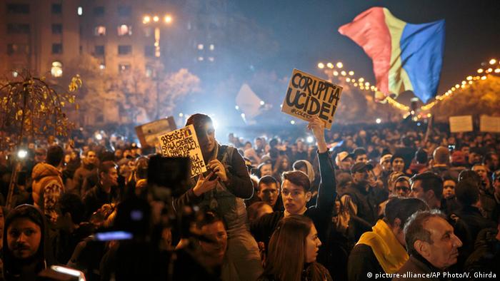 Proteste gegen Korruption in Rumänien